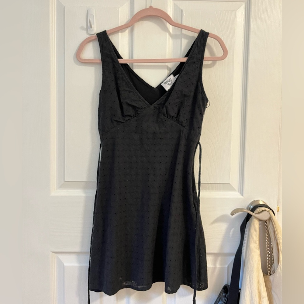 Princess Polly Nellie black mini dress